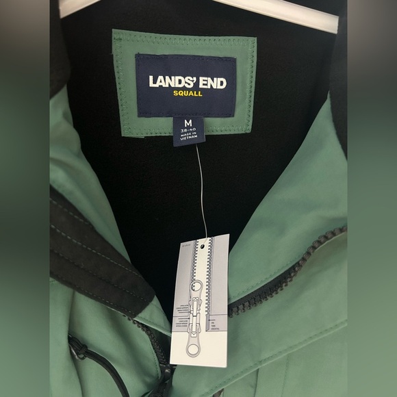 Lands' End Men's Waterproof Squall Parka Coat NWT - Picture 5 of 11